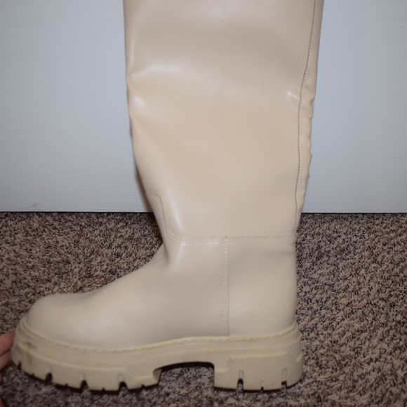 Knee High Combat Boots - Picture 5 of 7